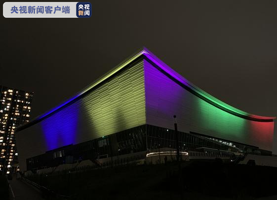 東京奧運標志性場館亮燈迎接奧運會倒計時一周年
