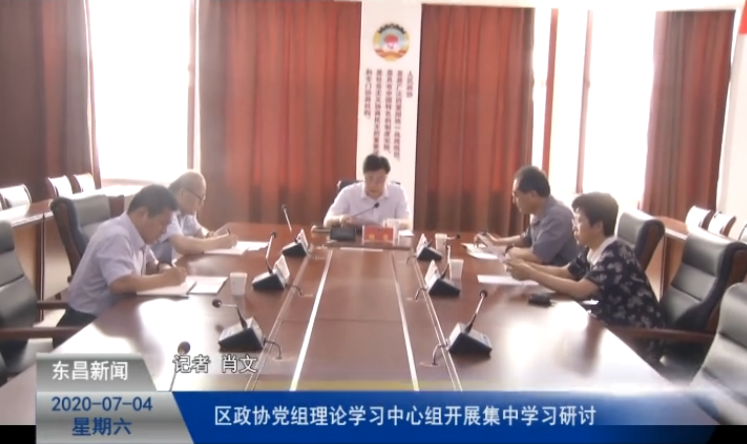 區(qū)政協(xié)黨組理論學習中心組開展集中學習研討