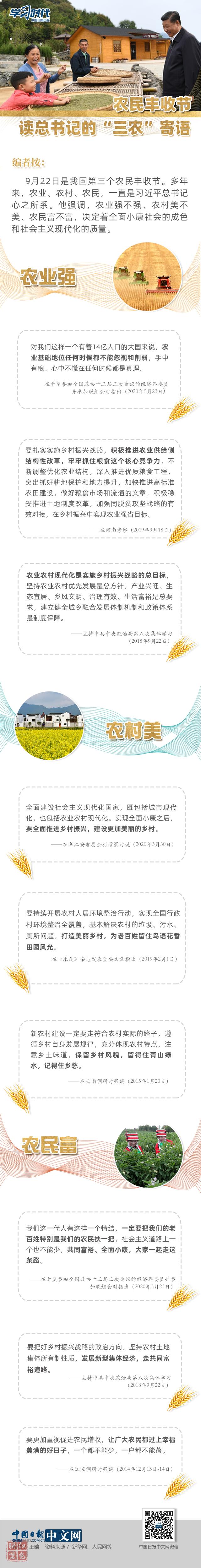農(nóng)民豐收節(jié) 讀總書記的“三農(nóng)”寄語
