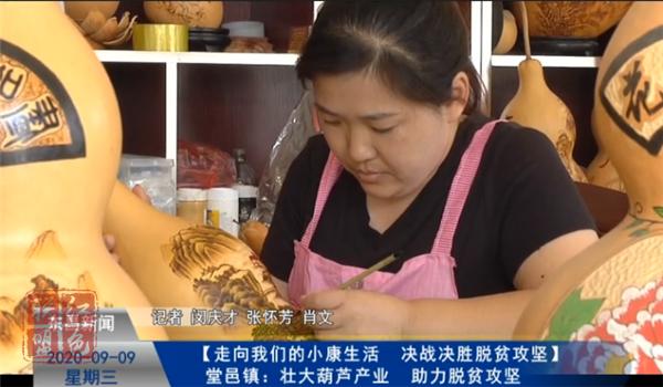 堂邑鎮(zhèn)：壯大葫蘆產業(yè) 助力脫貧攻堅