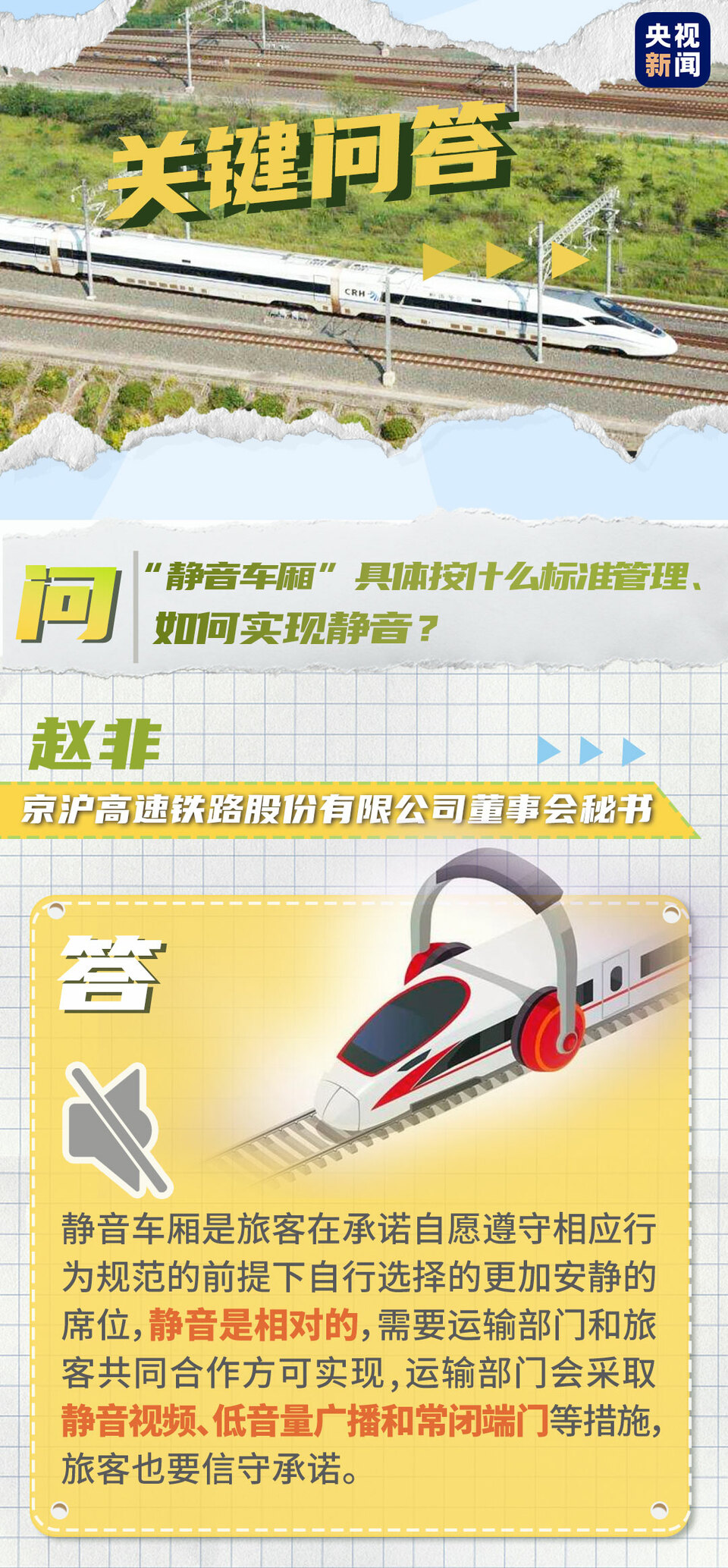 京滬高鐵“靜音車廂”怎么能做到？最新回應(yīng)來了！還有票價信息……