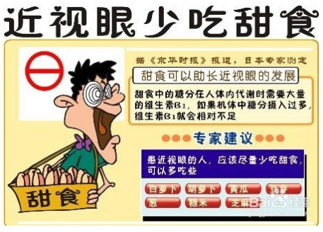 女生近視1500度 專家釋疑：與大量吃甜食有一定關(guān)系