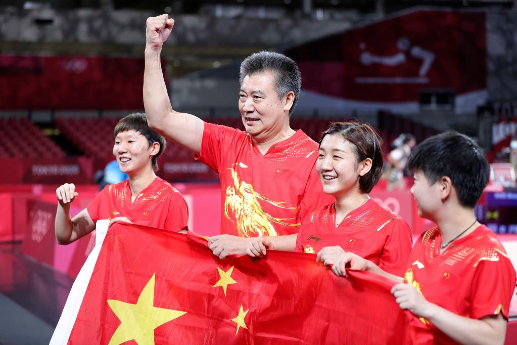 中國(guó)女乒勝日本強(qiáng)勢(shì)奪得團(tuán)體冠軍