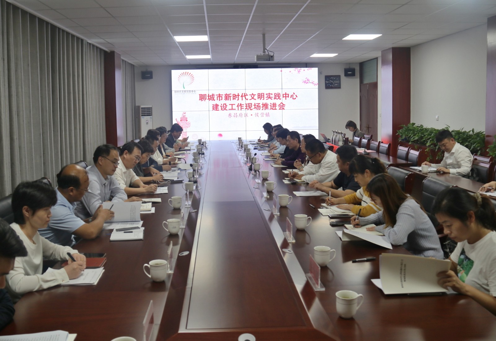 聊城市新時代文明實踐中心建設工作現(xiàn)場推進會在東昌府區(qū)召開