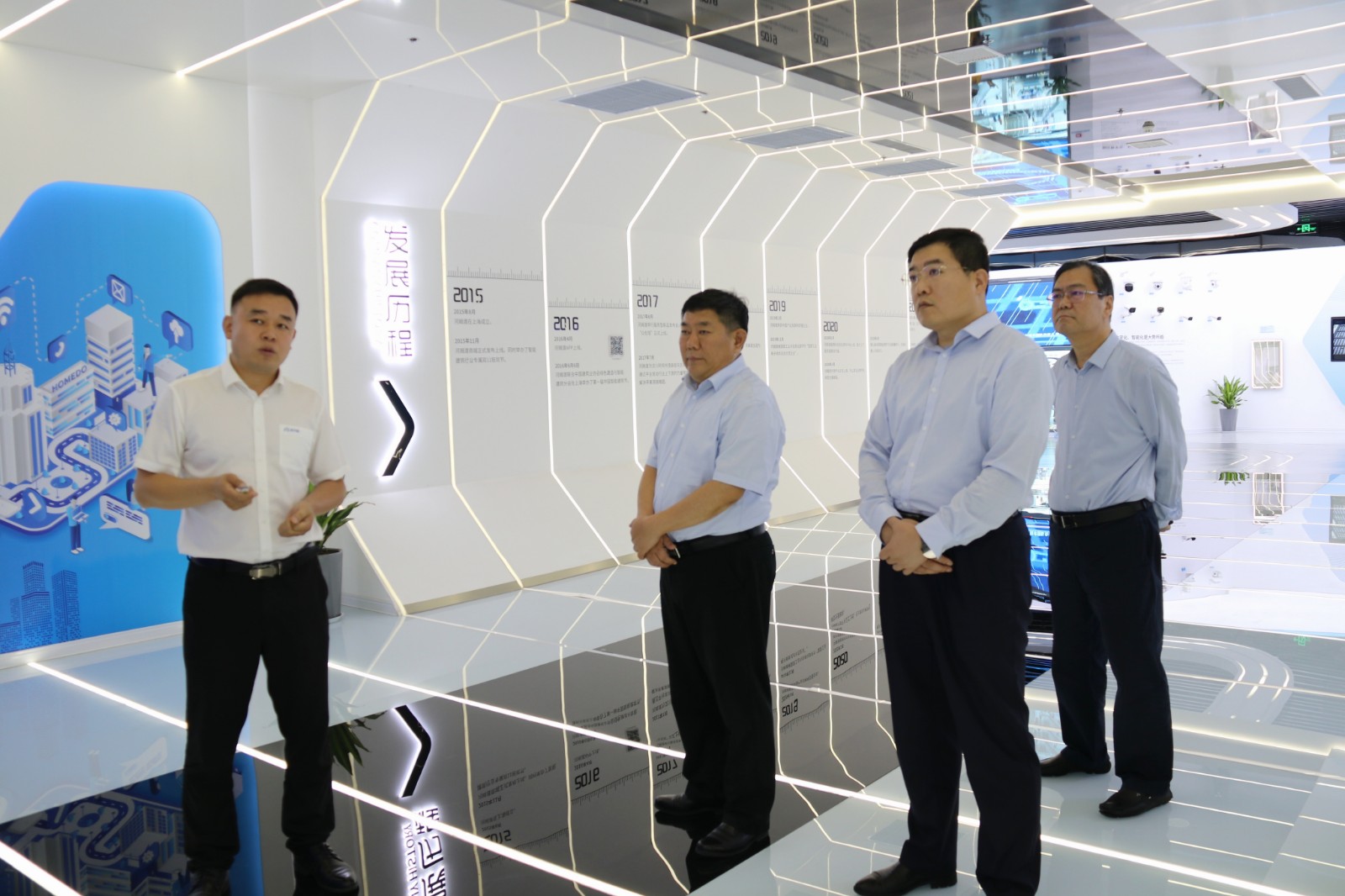 樂陵市黨政考察團來東昌府區(qū)參觀考察