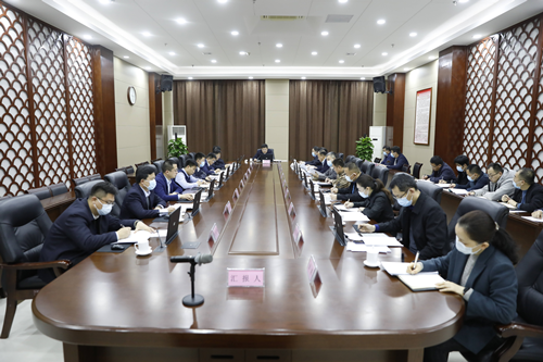 馬軍權(quán)主持召開區(qū)委常委會(huì)會(huì)議