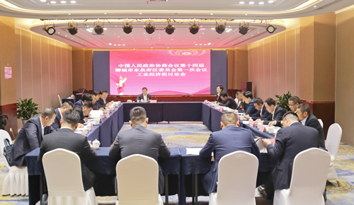 江紹華參加中國人民政治協(xié)商會議第十四屆聊城市東昌府區(qū)委員會第一次會議工業(yè)經(jīng)濟組討論