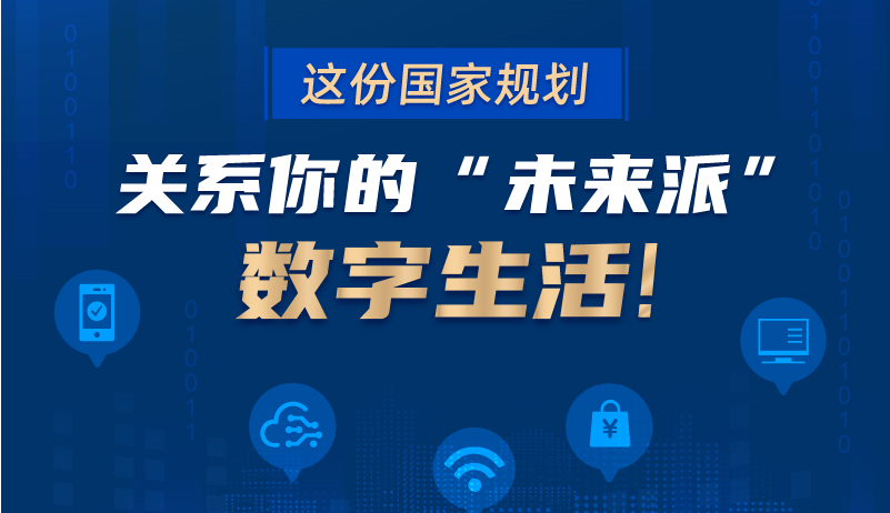 這份國(guó)家規(guī)劃關(guān)系你的“未來(lái)派”數(shù)字生活！