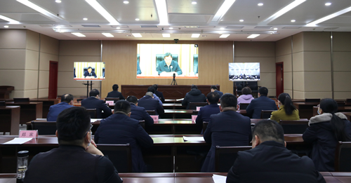 東昌府區(qū)組織收聽收看省、市春季農(nóng)業(yè)生產(chǎn)工作視頻會(huì)議