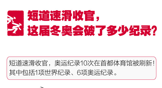 短道速滑2月16日收官 這屆冬奧會破了多少紀(jì)錄？