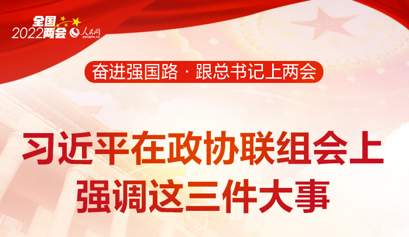習近平在政協聯組會上強調這三件大事