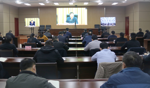 東昌府區(qū)組織收聽收看全省現(xiàn)代水網(wǎng)暨2022年重點水利項目建設推進視頻會議