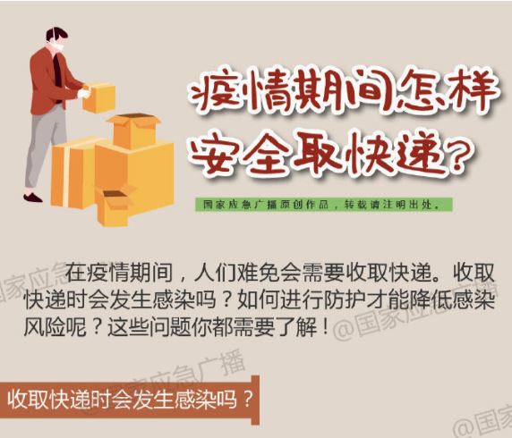 疫情期間怎樣安全取快遞？一圖告訴你！