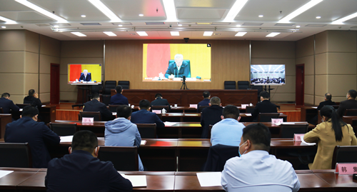 堅持新發(fā)展理念 統(tǒng)籌發(fā)展與安全 東昌府區(qū)組織收聽收看全國安全生產視頻會議
