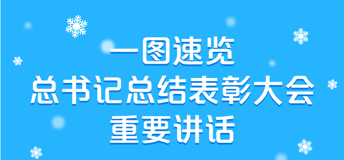 一圖速覽總書記總結表彰大會重要講話