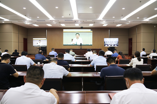 山東省安全生產(chǎn)視頻會議召開 東昌府區(qū)在分會場組織收聽收看