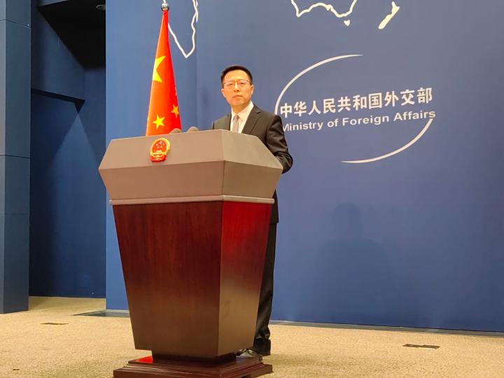 趙立堅再次回應(yīng)佩洛西擬竄訪臺灣：中國人說到做到