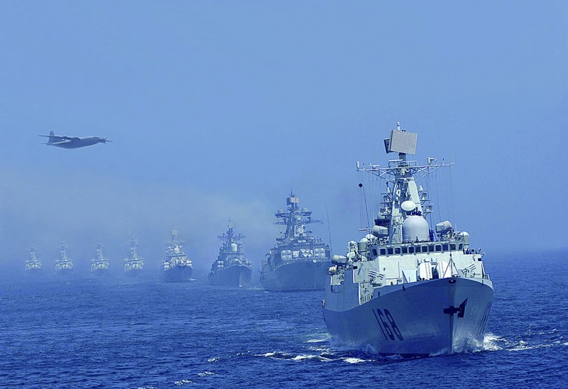 東部戰(zhàn)區(qū)在臺(tái)島周邊?？沼蚪M織的聯(lián)合軍事行動(dòng)成功完成各項(xiàng)任務(wù)