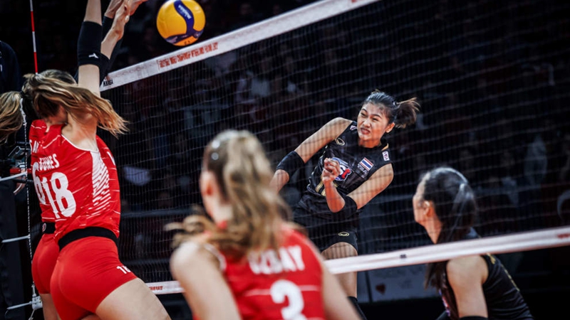 女排世錦賽綜合：泰國逆轉(zhuǎn)土耳其 美國、巴西、意大利取勝