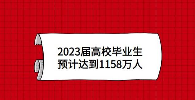 2023屆高校畢業(yè)生預(yù)計(jì)達(dá)1158萬人 明年起取消發(fā)放就業(yè)報(bào)到證