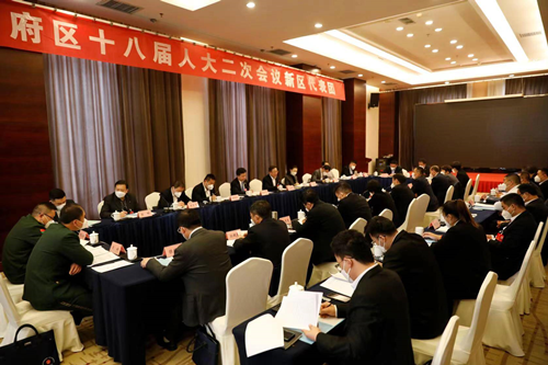 江紹華參加新區(qū)代表團審議《政府工作報告》時強調 堅定信心 迎難而上 推動經(jīng)濟社會持續(xù)健康發(fā)展