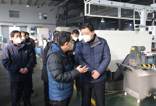 馬軍權(quán)調(diào)研全區(qū)疫情防控、安全生產(chǎn)、市場保供工作