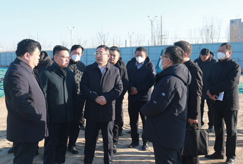 江紹華現(xiàn)場督導東昌府區(qū)重點項目建設工作