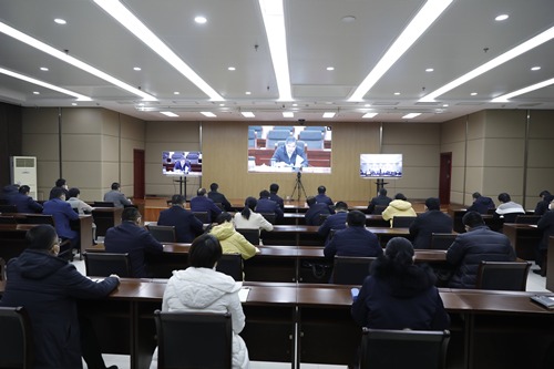 東昌府區(qū)組織收聽(tīng)收看全省、市疫情防控視頻會(huì)議  全面落實(shí)“乙類(lèi)乙管” 守護(hù)好人民群眾生命健康安全