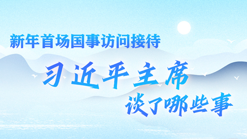 學習進行時｜新年首場國事訪問接待，習近平主席談了哪些事