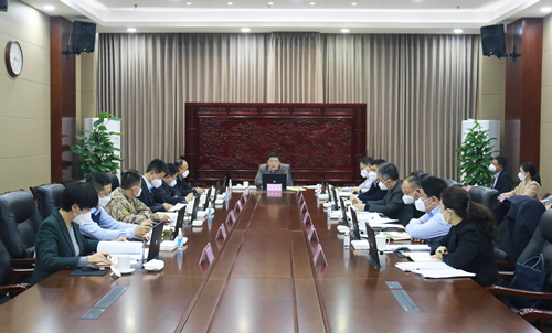 東昌府區(qū)委常委會會議召開