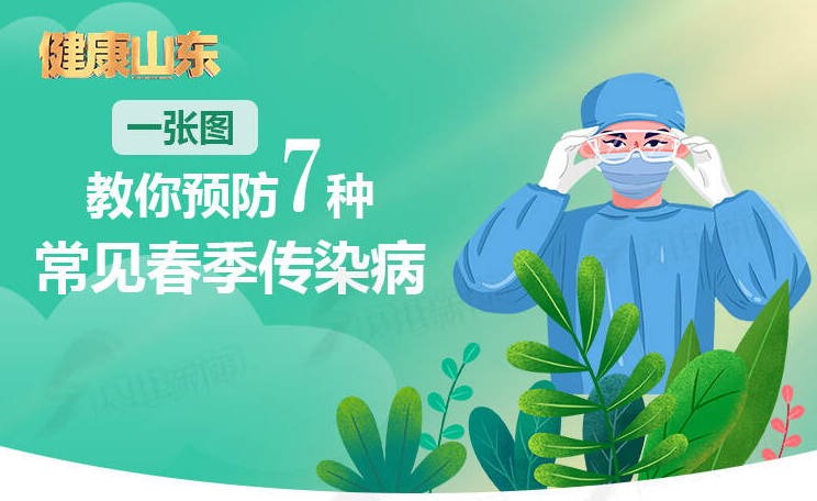 一張圖！教你預(yù)防7種常見春季傳染病
