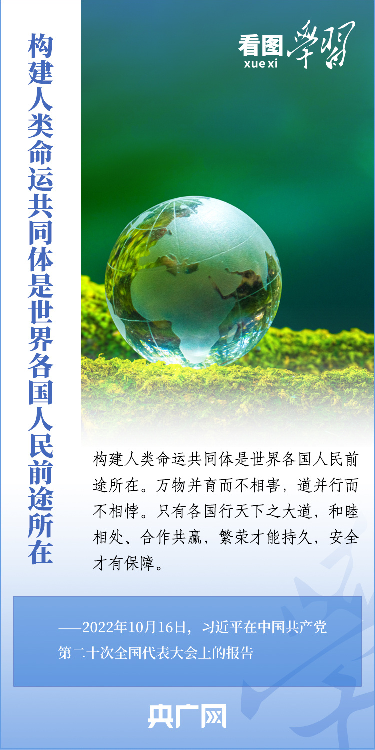 看圖學習·命運與共丨世界各國人民前途所在