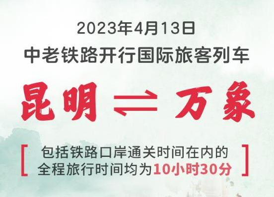 新華社權(quán)威快報(bào)丨中老鐵路開(kāi)行國(guó)際旅客列車 昆明至萬(wàn)象間當(dāng)日通達(dá)