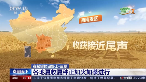 中國(guó)豐收地圖來(lái)啦！一組數(shù)字看三夏