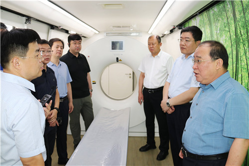 德州市調研組來東昌府區(qū)調研重點項目建設工作