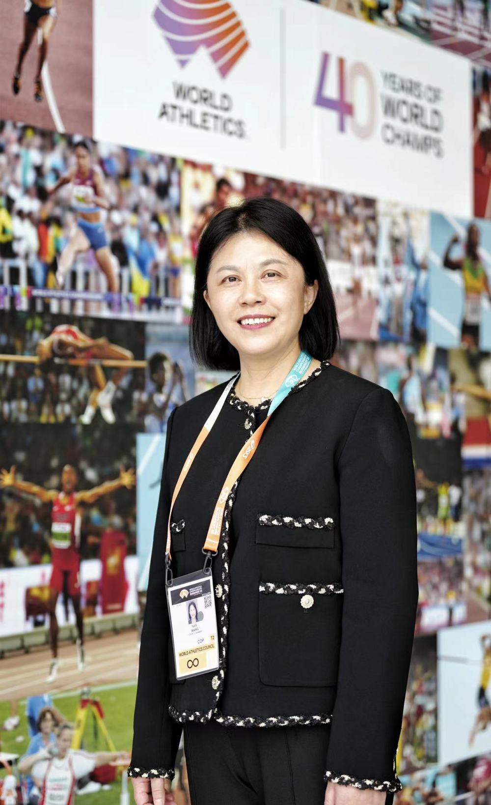 中國(guó)田徑協(xié)會(huì)副主席王楠連任新一屆世界田聯(lián)理事