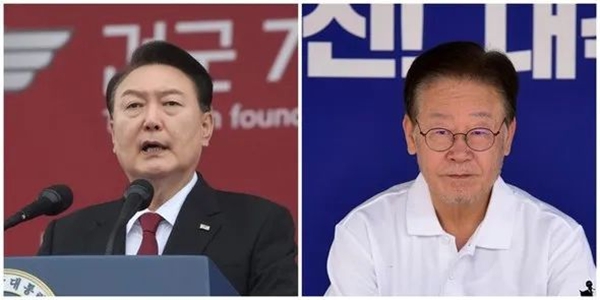 尹錫悅與李在明的殊死較量，就主打一個殊死