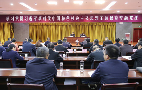 馬軍權為東昌府區(qū)黨員干部作專題黨課  學懂弄通做實習近平新時代中國特色社會主義思想  奮力譜寫中國式現(xiàn)代化建設的東昌府新篇章