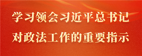 學(xué)習(xí)領(lǐng)會(huì)習(xí)近平總書記對(duì)政法工作的重要指示