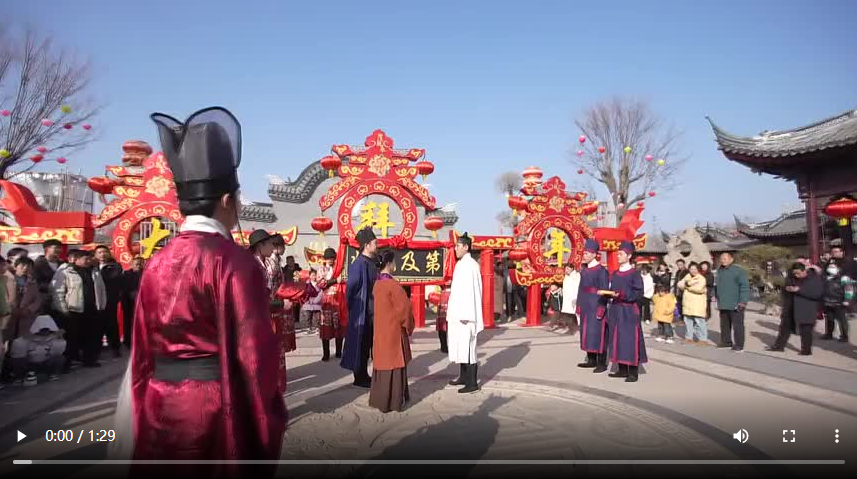 運河岸邊年味濃 民俗文化過大年