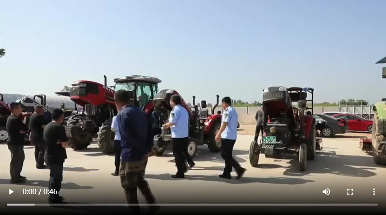 聊城市冠縣：農(nóng)機(jī)“送檢下鄉(xiāng)”便民服務(wù)上門