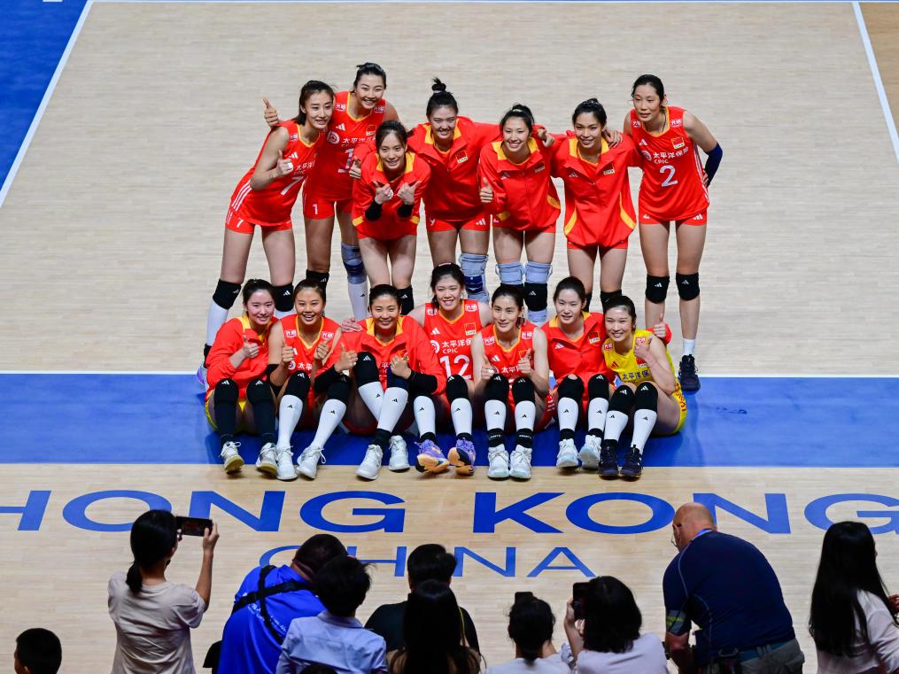 中國女排世界排名上升到第六位