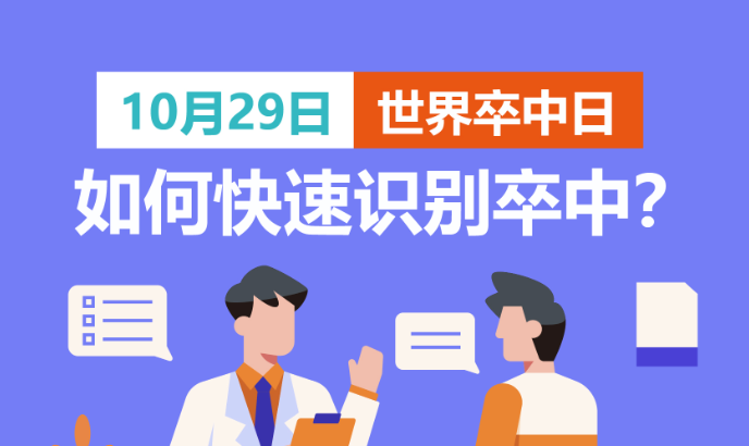 世界卒中日：如何快速識別卒中？