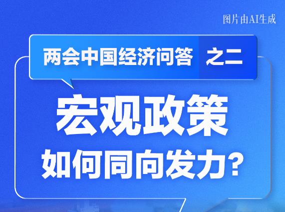 宏觀政策如何同向發(fā)力？——兩會中國經(jīng)濟(jì)問答之二