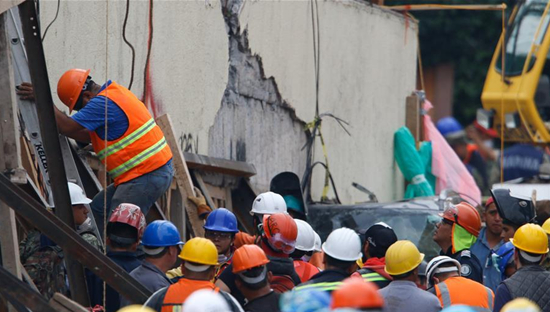 墨西哥地震死亡人數(shù)升至273人