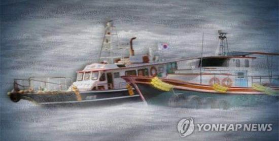 突發(fā)！韓國近海漁船與貨運船相撞 一人墜海失蹤